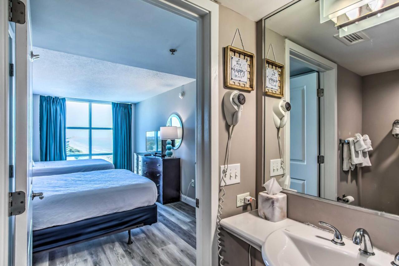 Chic North Myrtle Beach Condo Beach Front! Exterior photo