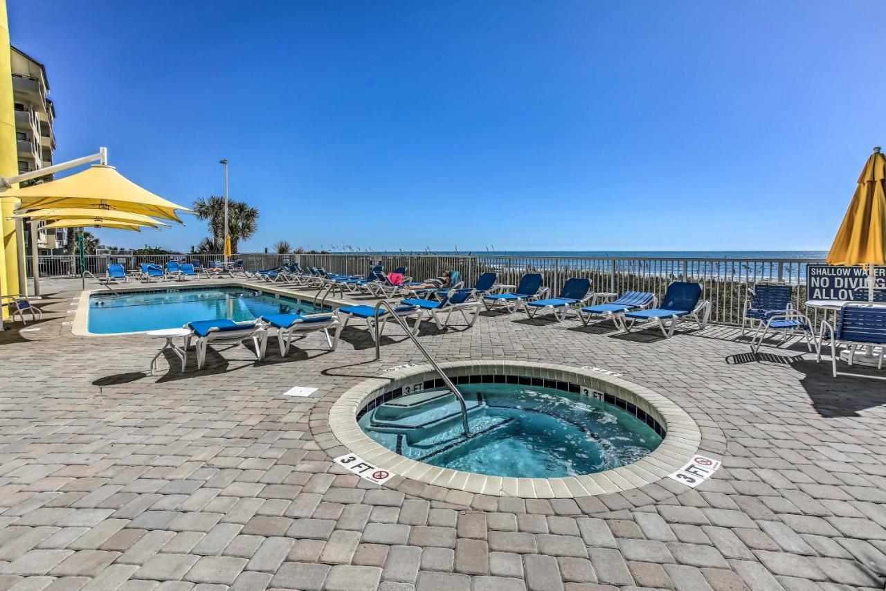Chic North Myrtle Beach Condo Beach Front! Exterior photo