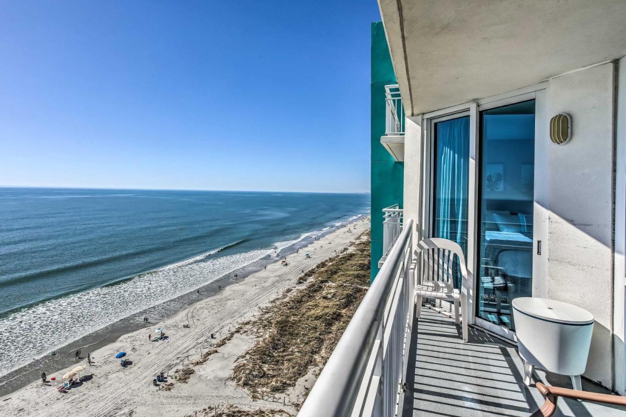Chic North Myrtle Beach Condo Beach Front! Exterior photo